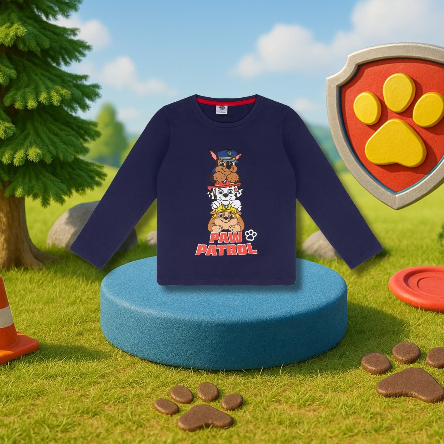 Свитшот PAW PATROL для мальчиков с длинными рукавами, Чейз, Маршалл, Рабл, собаки, фото №7