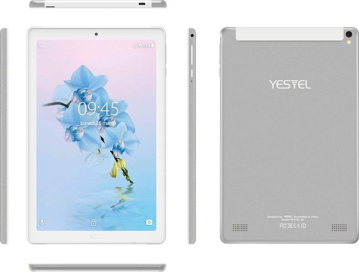 Планшет 10.1" Yestel X2 6+4/64Gb 8 ядер Android 13 6000 mAh Сірий, фото №5