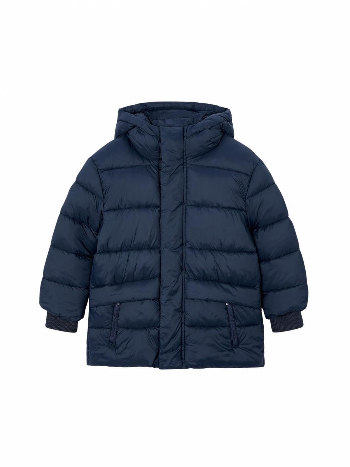 Куртка Mayoral длинная для мальчиков Темно-синяя, фото №1