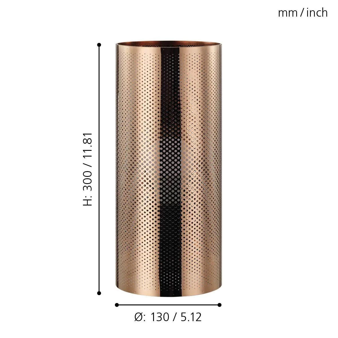 Настільна лампа EGLO Tabioago Сталь Чорна Рожеве Золото E27, фото №2