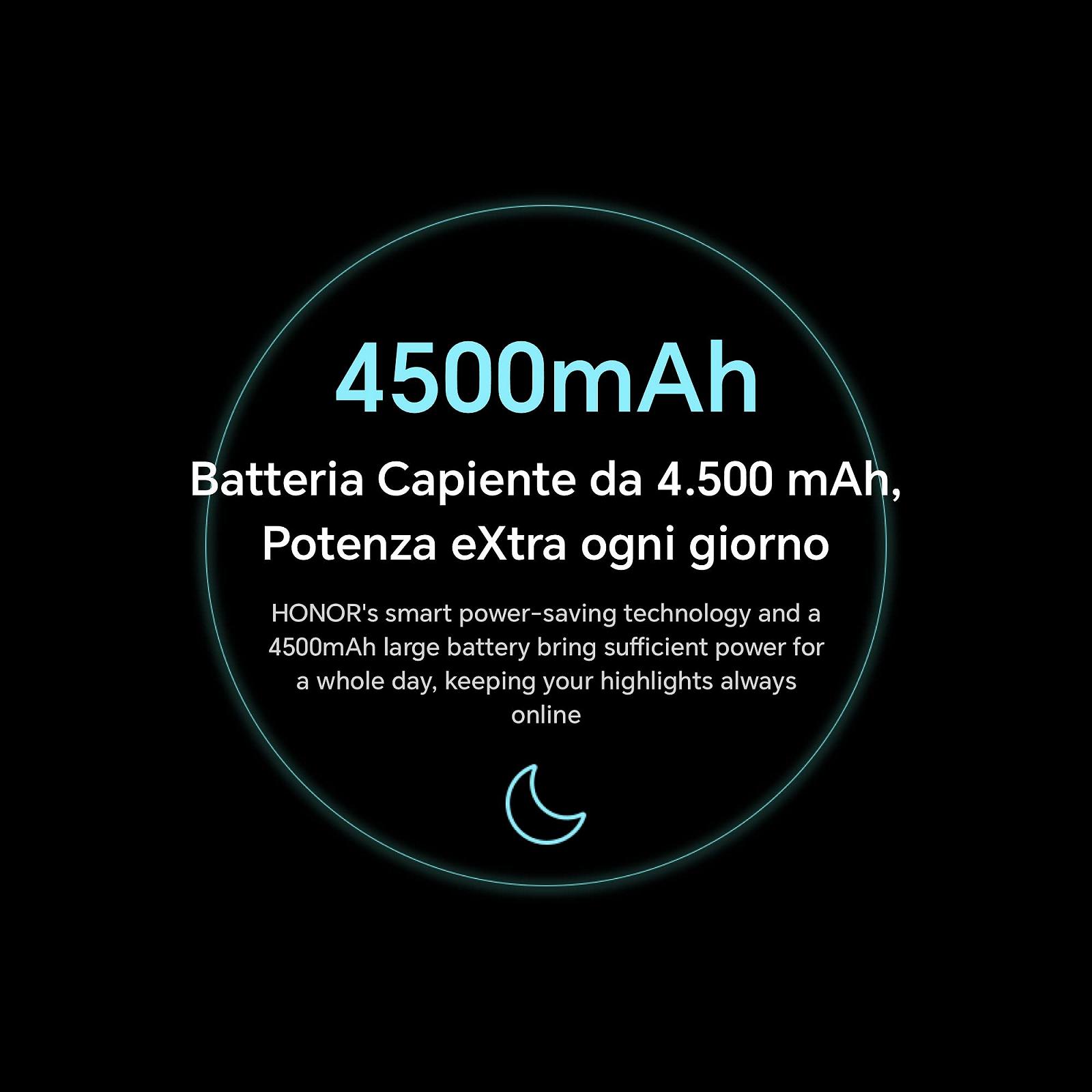 Смартфон Honor X8a 6.7" HD+ 6/128GB Midnight Black, фото №7