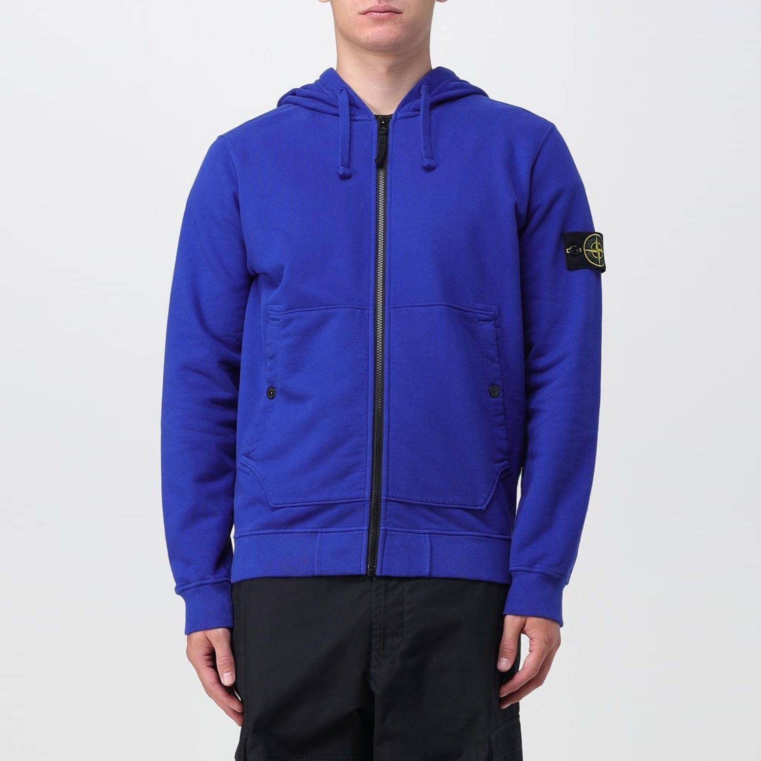 Худі Stone Island Blue Zip Hoodie L, фото №1