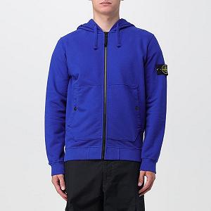 Худі Stone Island Blue Zip Hoodie L - Фото 1