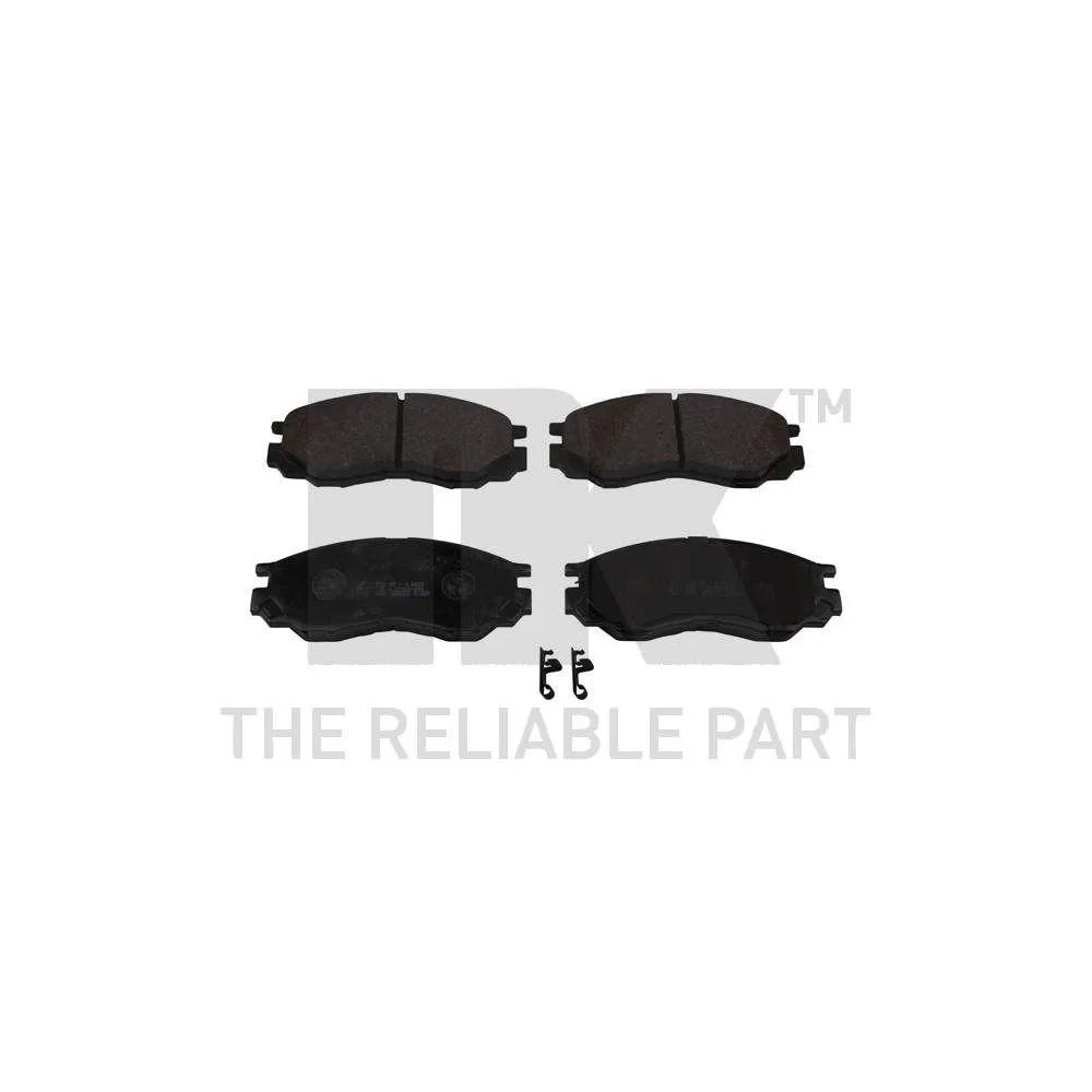 Комплект тормозных колодок дискового тормоза NK 223023 для MITSUBISHI передний мост, фото №1