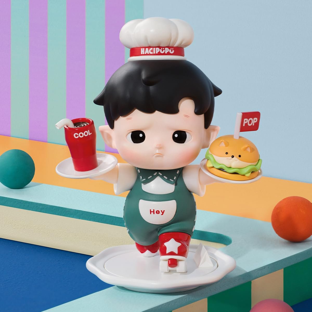 Фигурка POP MART HACIPUPU Rolling Time Machine Series, коллекционная, игрушка, 8.6-10.3 см, фото №8