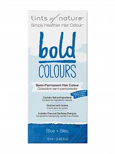 Полуперманентная краска для волос Blue Tints of Nature Bold Colour, синий оттенок, 70 мл цена на synthetic.ua - Фото 1 Полуперманентная краска для волос Blue Tints of Nature Bold Colour, синий оттенок, 70 мл synthetic.ua - Фото 1