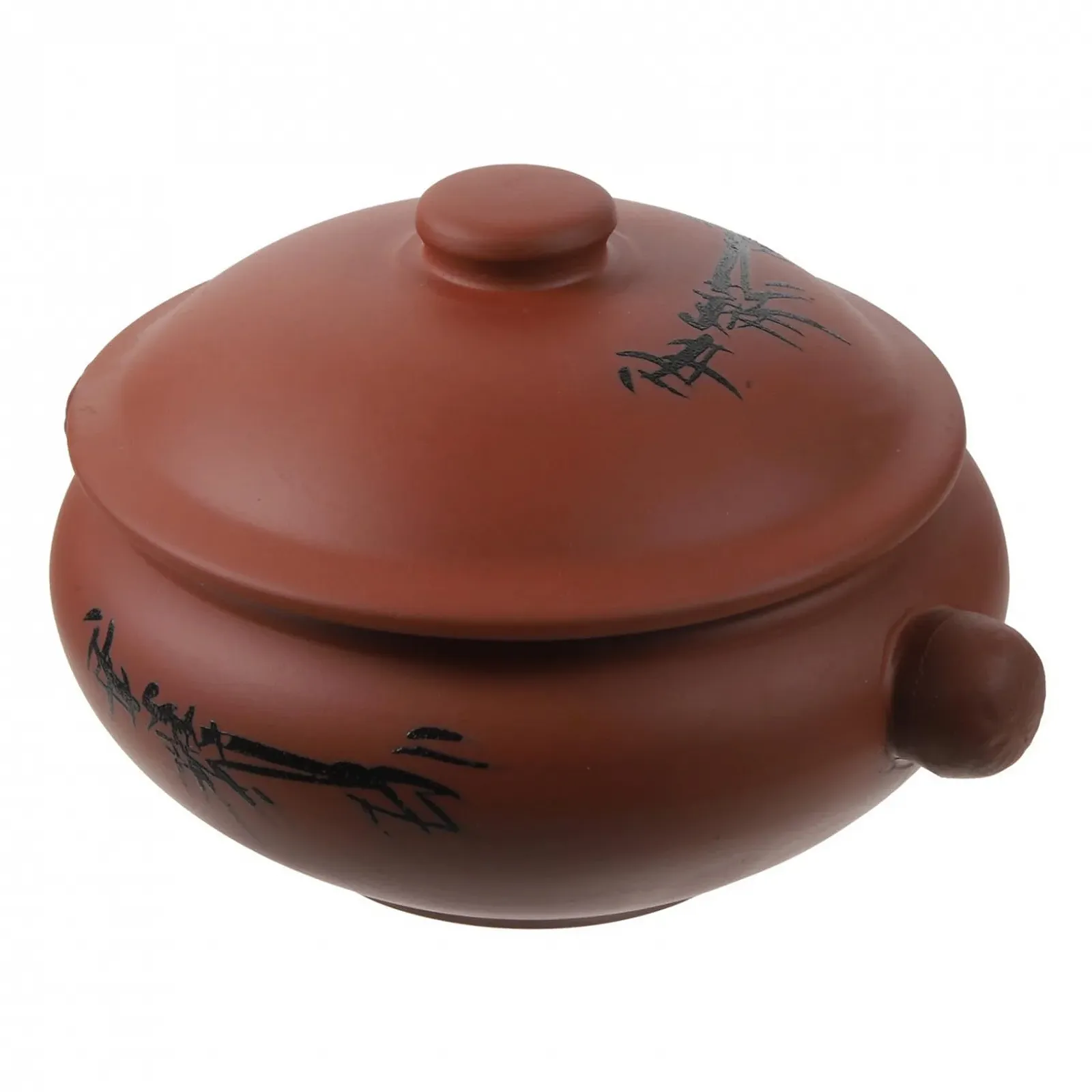 Горщик для запікання керамічний з кришкою термостійкий, фото №1