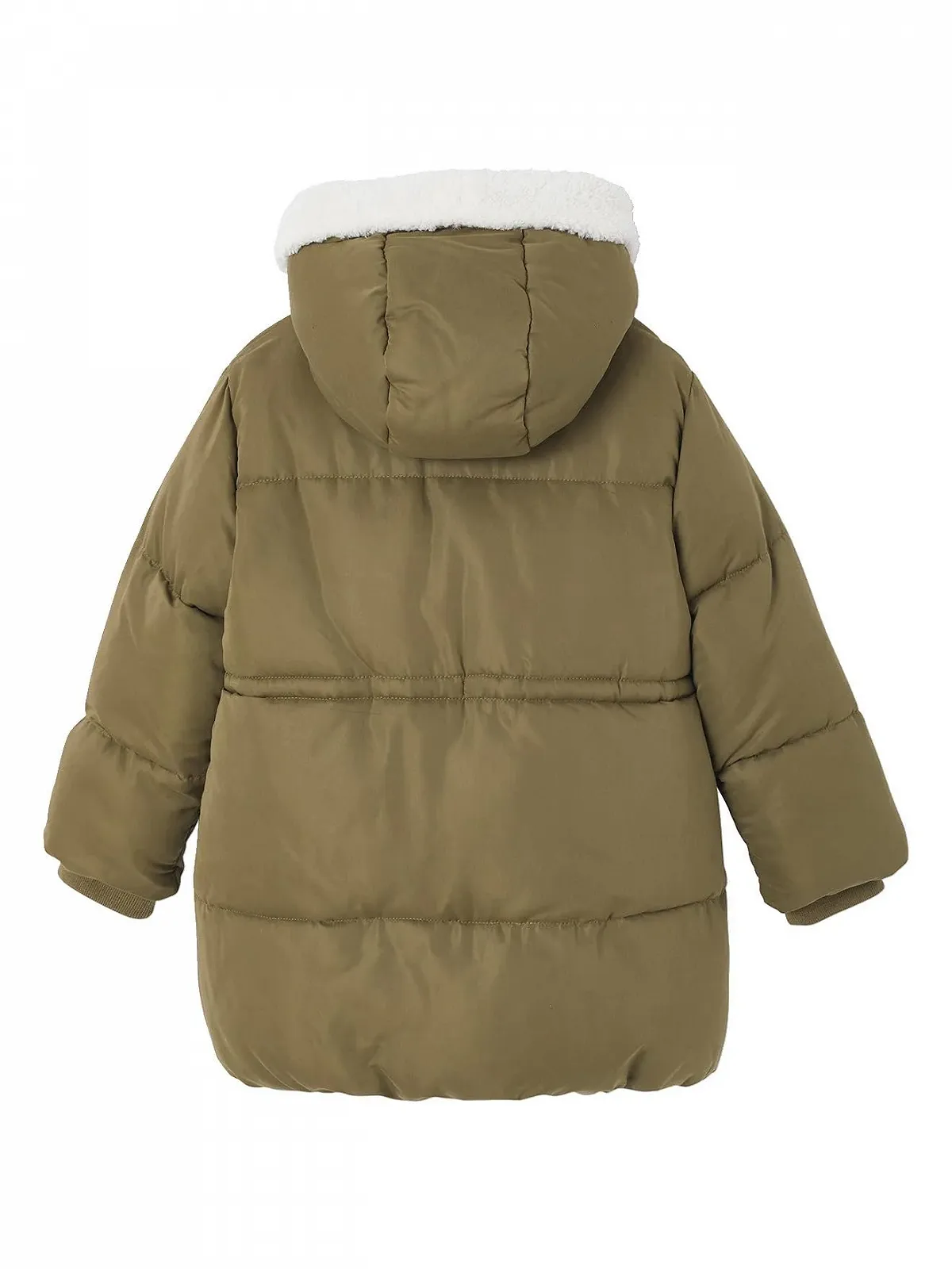 Стёганая куртка для девочек Vertbaudet с капюшоном и переработанным наполнителем, фото №2 Стёганая куртка для девочек Vertbaudet с капюшоном и переработанным наполнителем, фото №2