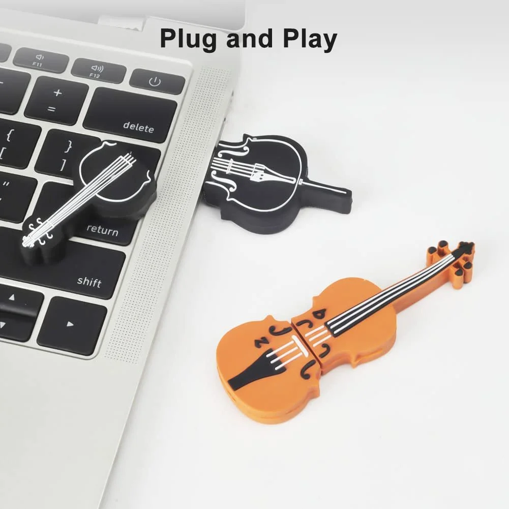 USB-накопичувач BorlterClamp Cute Musical Instrument Pattern 16 ГБ 5 шт., фото №5 USB-накопичувач BorlterClamp Cute Musical Instrument Pattern 16 ГБ 5 шт., фото №5