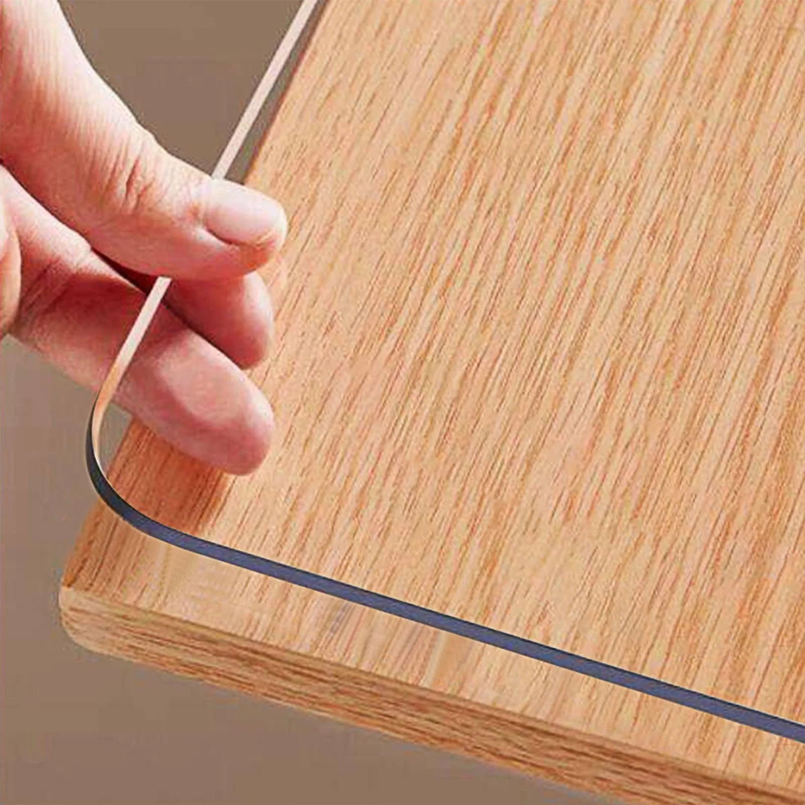 Захисна плівка для столу OstepDecor 1.5 мм 70 x 110 см прозора PVC кришталево чиста, фото №1