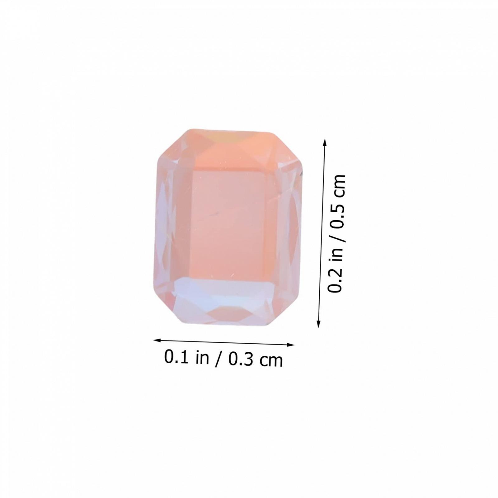 Стрази для нігтів 3D-кристали 100 штук, фото №5