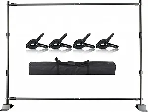 Купить Система поддержки фона Andoer DB0024-1 / 2x3м / Черный - Фото 1 Система поддержки фона Andoer DB0024-1 / 2x3м / Черный - Фото 1