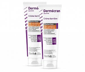 Крем Dermscreen Барьерный Многоцелевой и для защиты от солнца SPF50+ для рук, лица, тела, без запаха, туба 100 мл (2 шт) - Фото 1