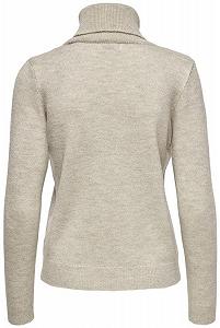 Пуловер ONLSLOPE L/S ROLLNECK PULLOVER KNT 15248082-Pumice Stone ONLY XL synthetic.ua - Фото 1