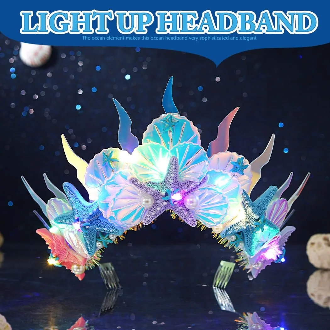 Светящийся обруч Русалка LED, фото №2 Светящийся обруч Русалка LED, фото №2