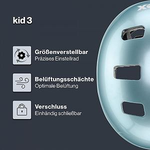 Шолом Uvex Kid 3 для дітей, регульований розмір, внутрішня оббивка, яку можна прати synthetic.ua - Фото 1