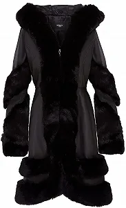 Кожаное пальто-накидка Infinity Leather Женская - Фото 1