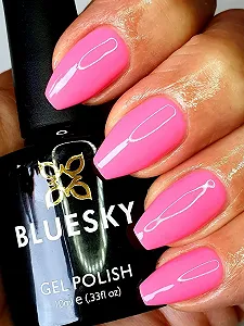Гель-лак Bluesky Pink Fantasy Яскраво-рожевий DENCE Nail DC50 UV LED Soak Off 10 мл - Фото 1