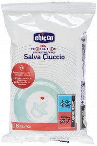 Серветки Chicco для чищення, 16 штук, білі - Фото 1