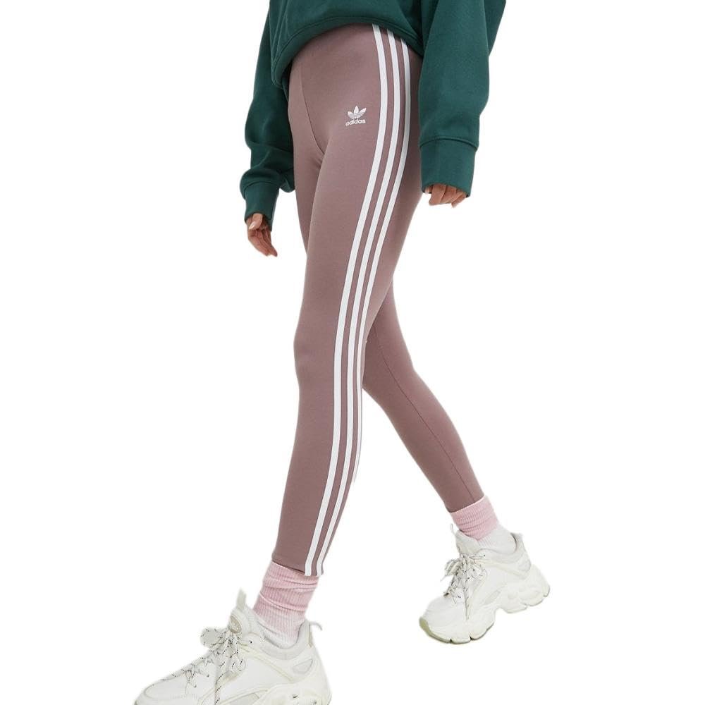 Женские Леггинсы Adidas Розовый в Полоску, фото №1