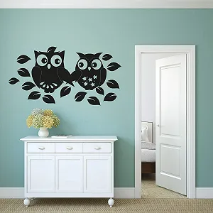 Наклейка на стіну 1 Сова 20 x 10 см synthetic.ua - Фото 1