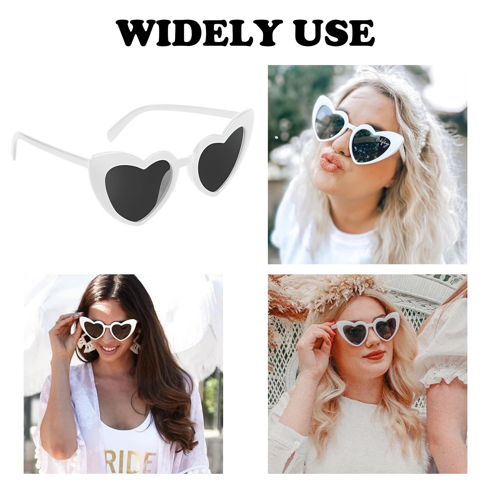 Сонцезахисні окуляри Серце LIURFLNC, фото №4