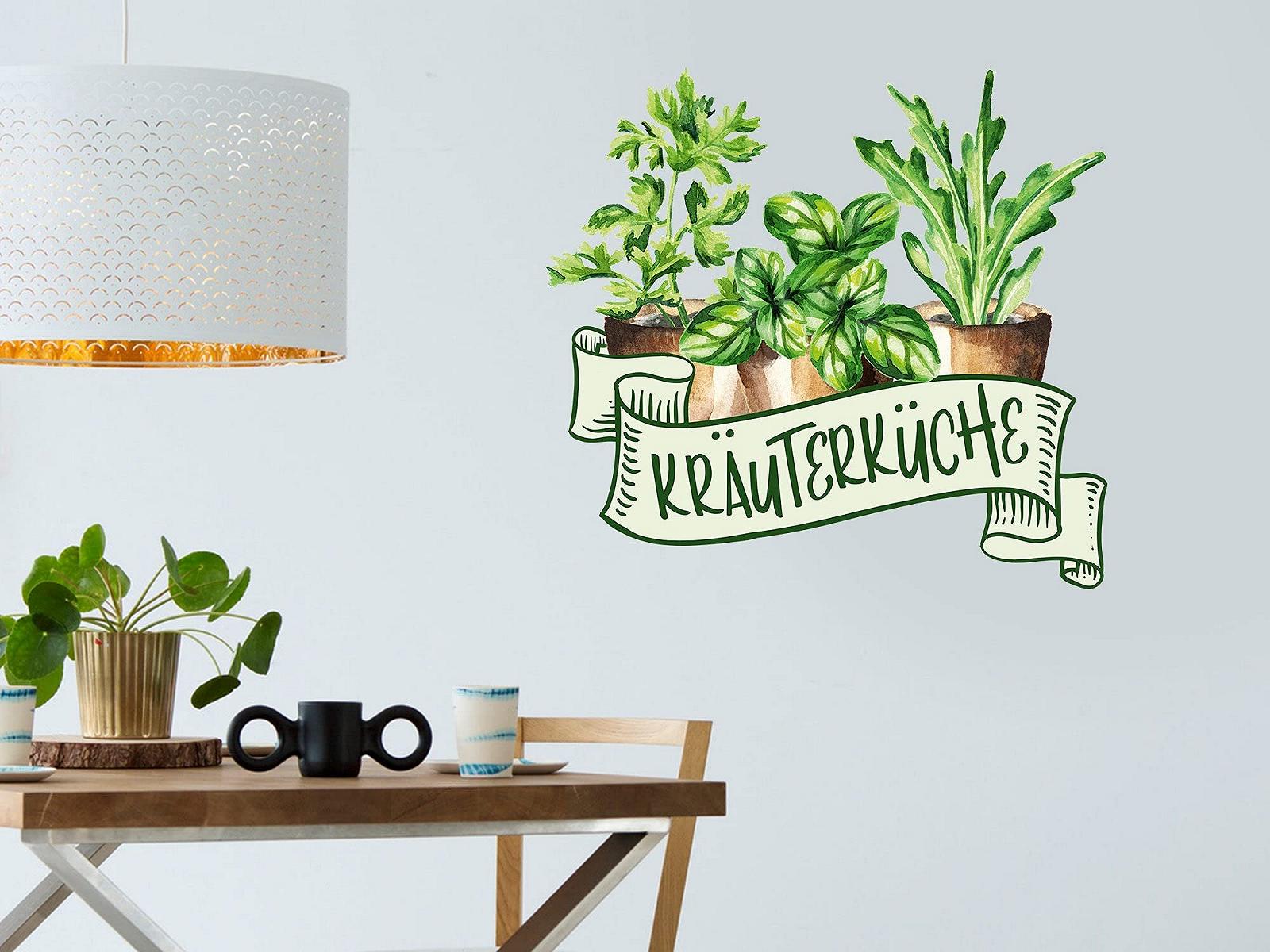 Наклейка на стіну GRAZDesign Kitchen Herb 32 x 30 см, фото №3 Наклейка на стіну GRAZDesign Kitchen Herb 32 x 30 см, фото №3