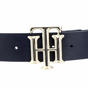 Ремінь Tommy Hilfiger Жіночий Шкіряний Вигляд З Логотипом Застібка Візерунок Синій synthetic.ua - Фото 1