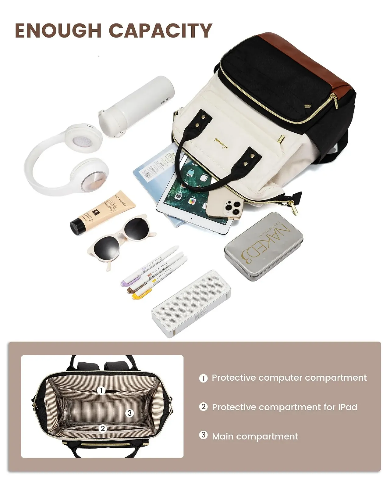 Рюкзак LOVEVOOK 15.6-17.3 дюйми Waterproof, фото №7 Рюкзак LOVEVOOK 15.6-17.3 дюйми Waterproof, фото №7