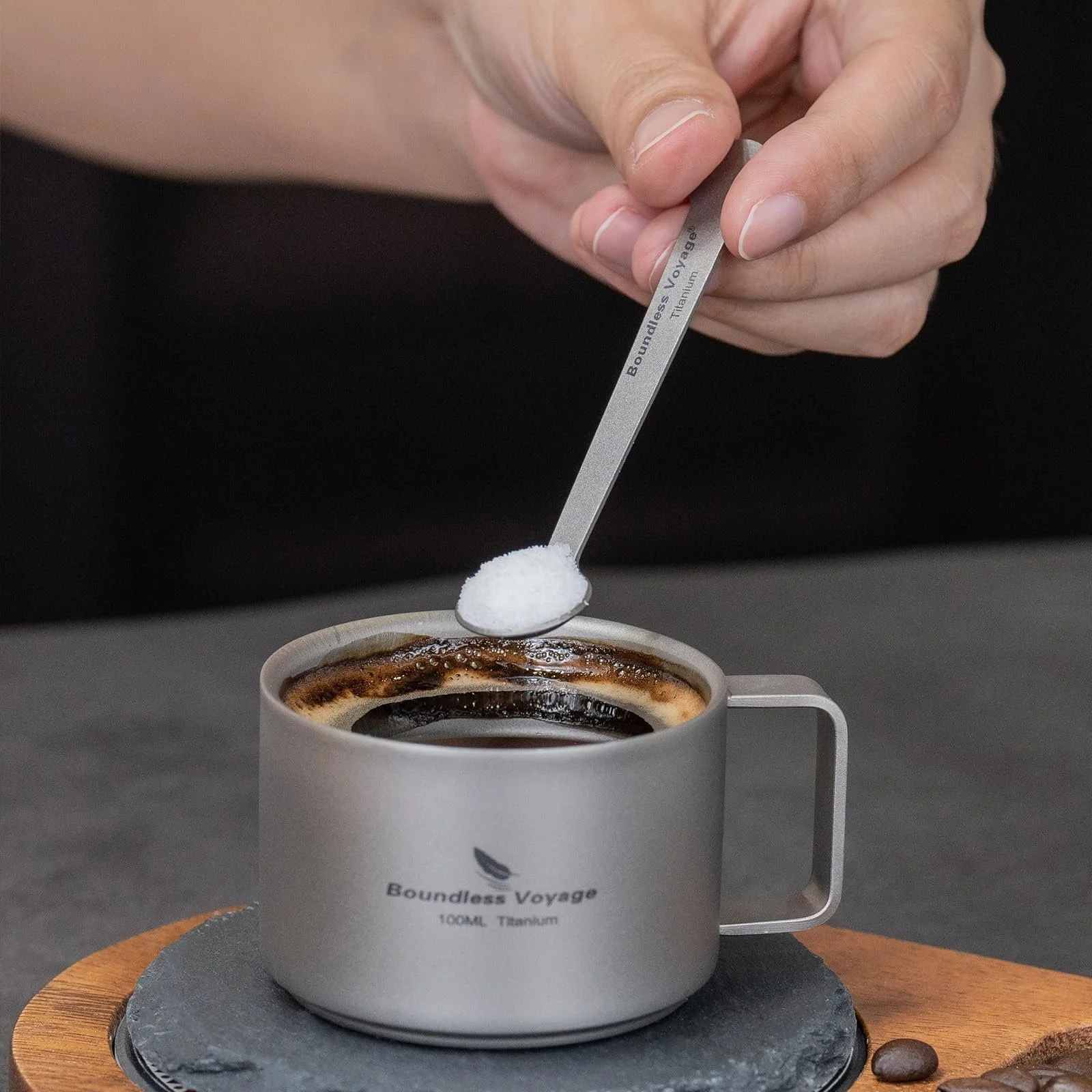 Ложка Титан Boundless Voyage Ti1040T для кави, фото №6