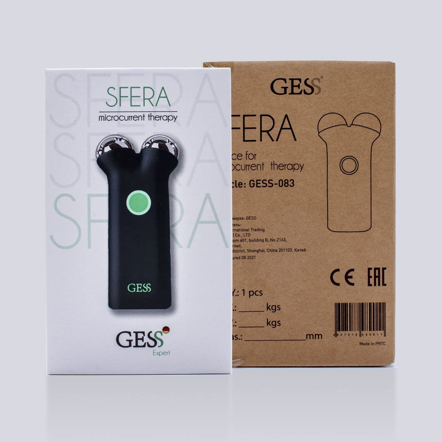 Прибор для микротокового лифтинга лица GESS Sfera, 4 режима интенсивности, фото №7
