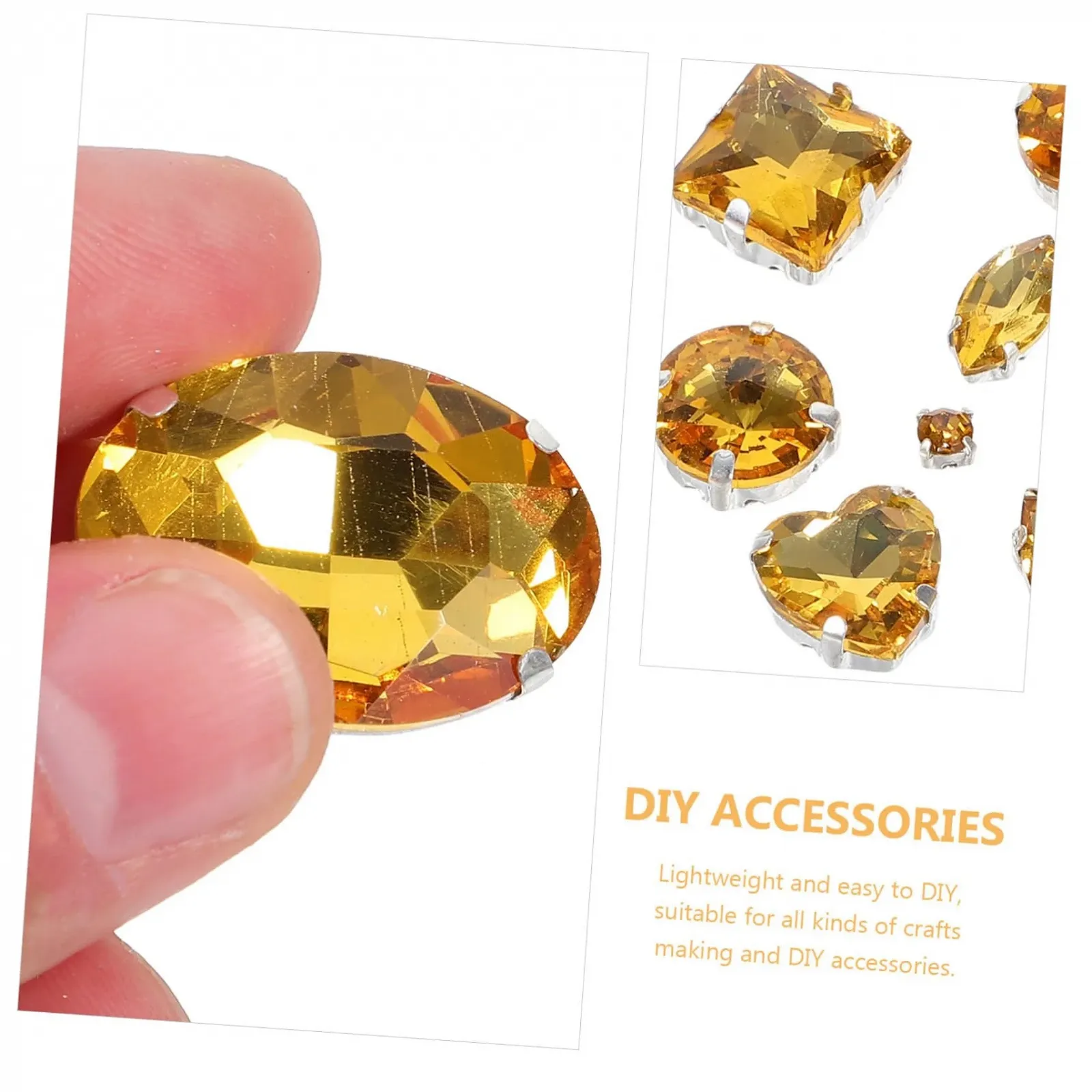 Стрази пришивні 1tasche Матові декоративні кристали для одягу та аксесуарів, фото №8