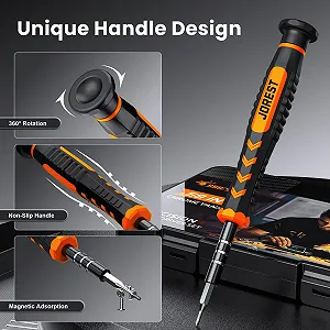 Набір прецизійних викруток JOREST 59 шт. Torx Phillips synthetic.ua - Фото 1