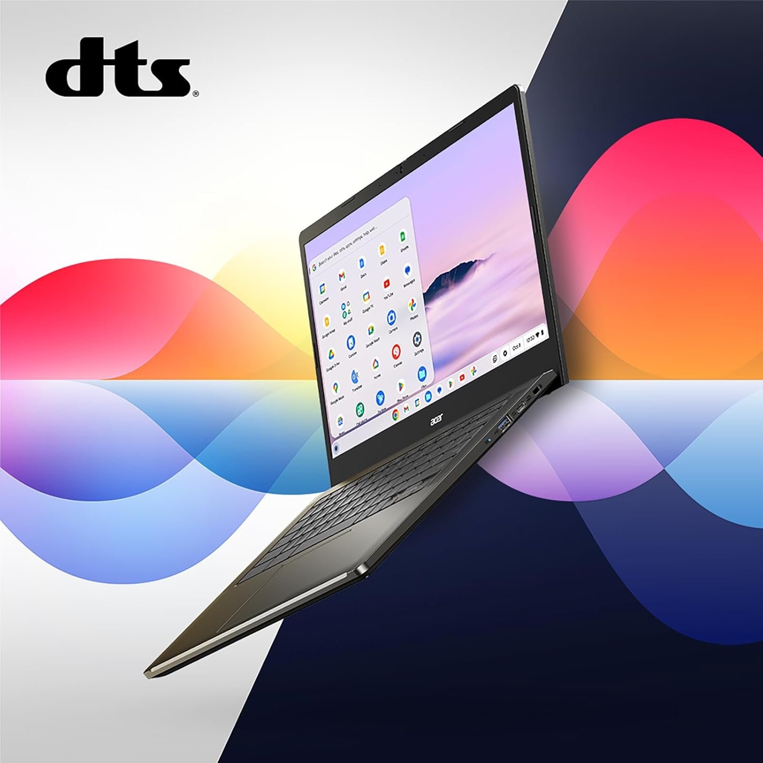 Ноутбук 14" Acer Chromebook Plus 514 (CB514-4HT-31U4) Intel Core i3-N305 RAM 8GB SSD 256GB 10год батарея ChromeOS (UKR), фото №5