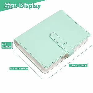 Фотоальбом Мини Премиум веганская кожа 10 x 15 см 68 карманов Мятно-зеленый цена на synthetic.ua - Фото 1 Фотоальбом Мини Премиум веганская кожа 10 x 15 см 68 карманов Мятно-зеленый synthetic.ua - Фото 1