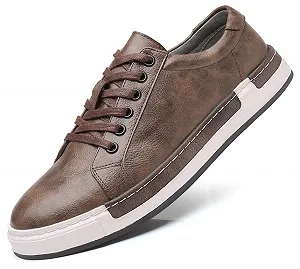 Кросівки AARDIMI чоловічі, повсякденні, зі штучної шкіри, весна-осінь, на шнурівці - Фото 1