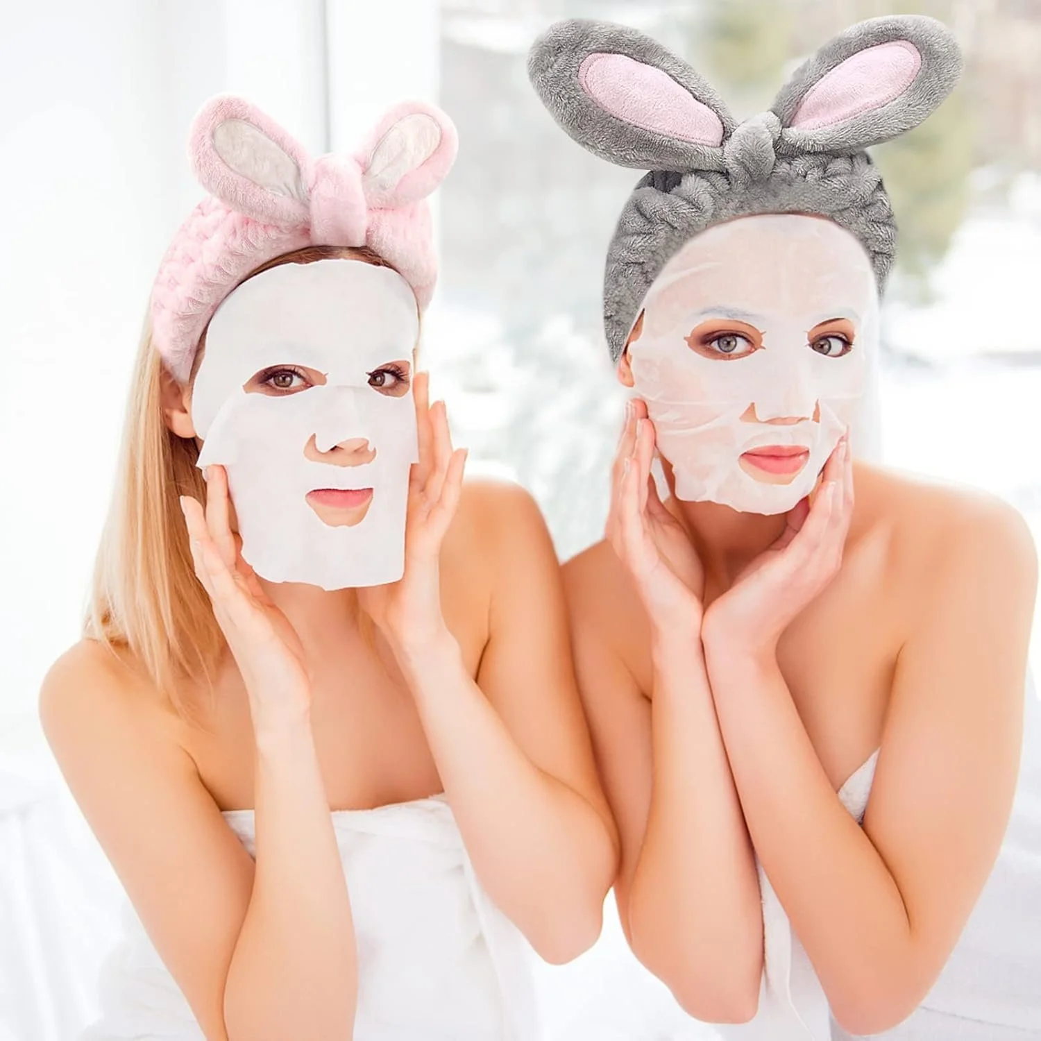 Пов'язка на голову Косметична Вушка Кролика, фото №4 Пов'язка на голову Косметична Вушка Кролика, фото №4