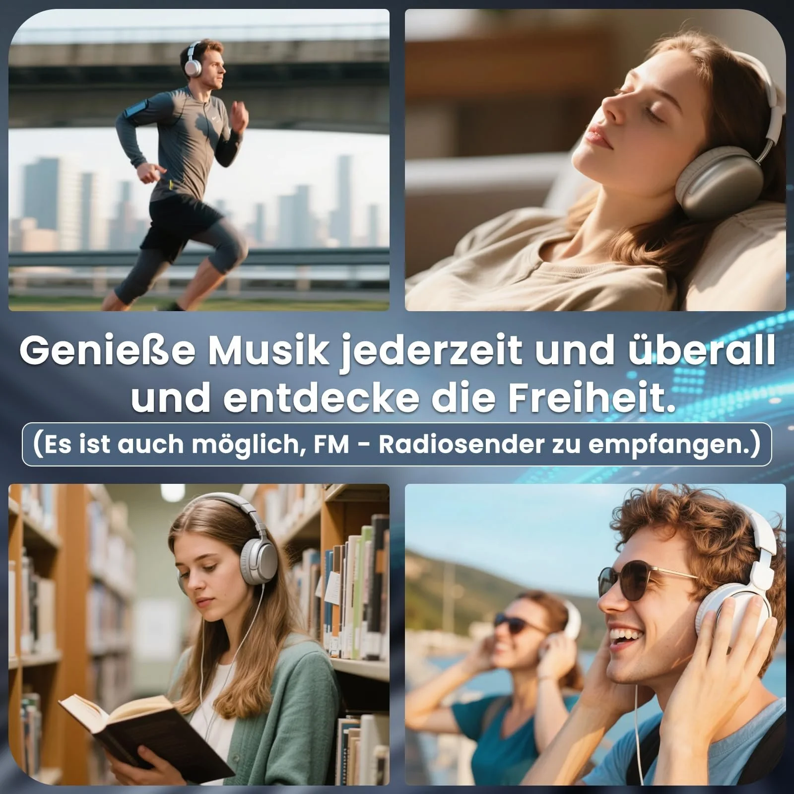 MP3-плеер HOVIN 128GB Bluetooth, с динамиком, наушниками, слотом для TF-карты, цветной экран 1,8 дюйма, FM-радио, видео, запись голоса, спортивный, фото №6