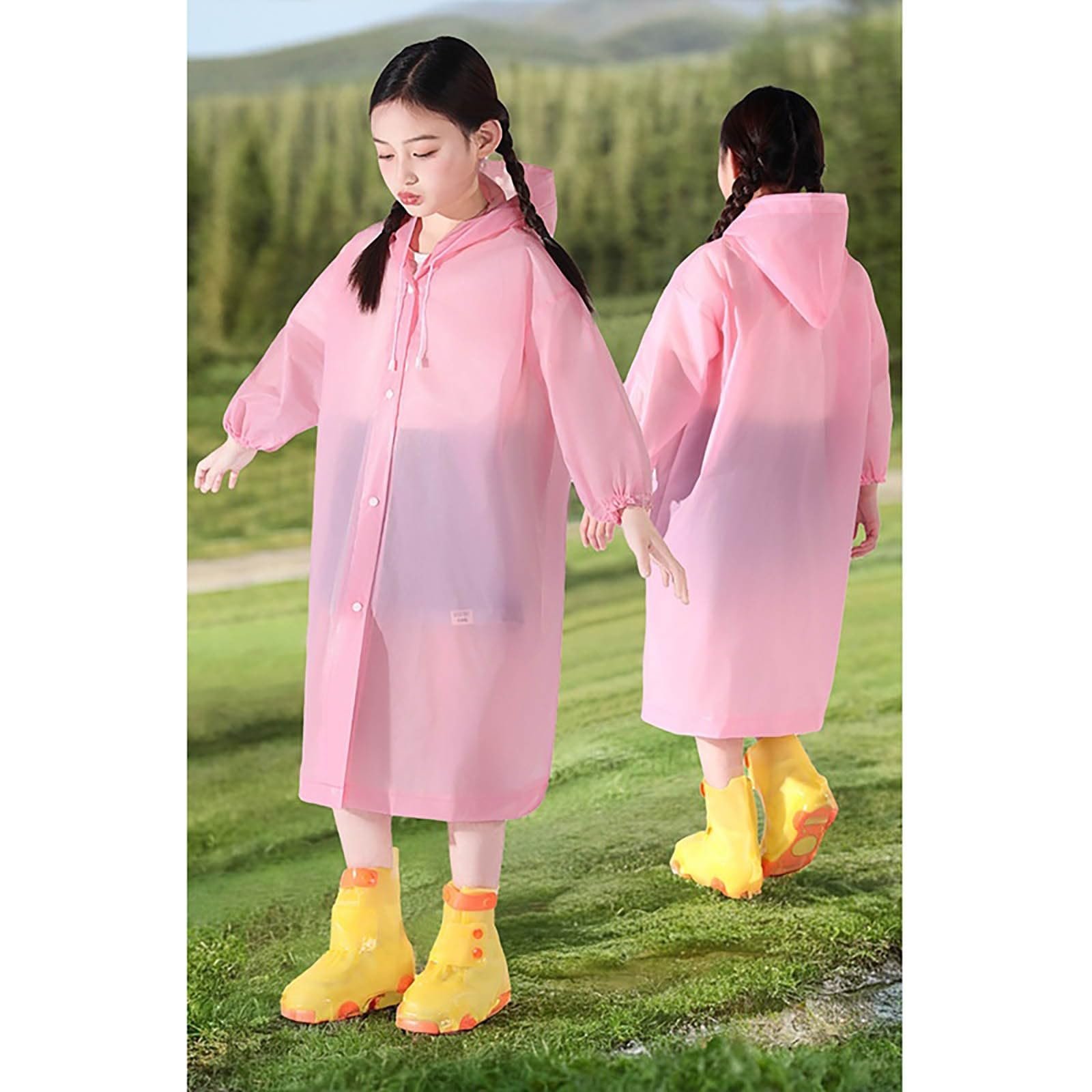 Семейный дорожный дождевой пончо - многоразовые аварийные куртки с капюшоном для детей и взрослых - водонепроницаемое снаряжение для путешествий на открытом воздухе, фото №3 Семейный дорожный дождевой пончо - многоразовые аварийные куртки с капюшоном для детей и взрослых - водонепроницаемое снаряжение для путешествий на открытом воздухе, фото №3