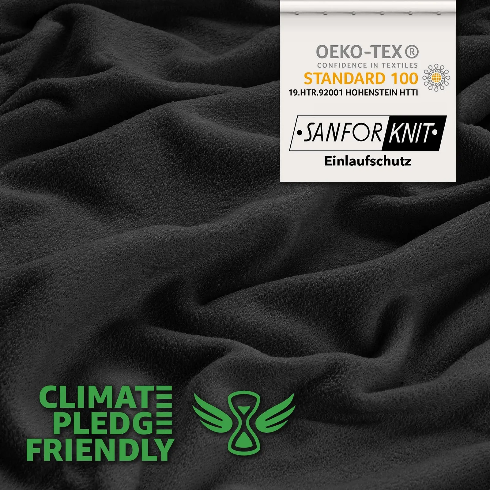 Простынь на резинке STUDIO Basic Terry 200 x 200 см Антрацит, фото №2 Простынь на резинке STUDIO Basic Terry 200 x 200 см Антрацит, фото №2