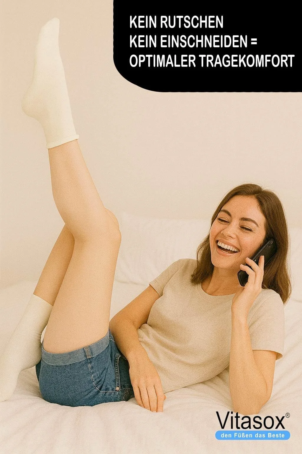 Жіночі шкарпетки Vitasox короткі з підвернутим краєм, набір 6 шт., фото №5 Жіночі шкарпетки Vitasox короткі з підвернутим краєм, набір 6 шт., фото №5