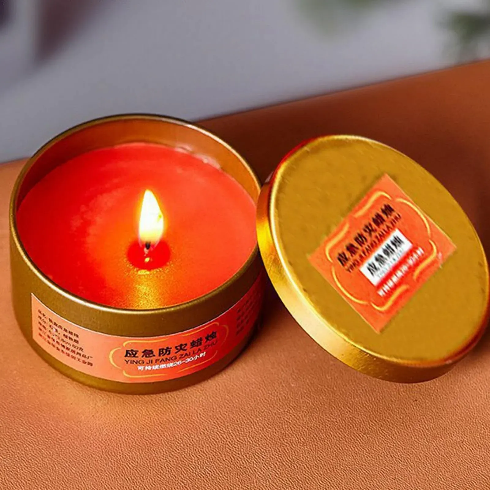 Свічка аварійна, джерело світла, для дому, довговічне обладнання для виживання, для кемпінгу, бездимна, довгого горіння, фото №3