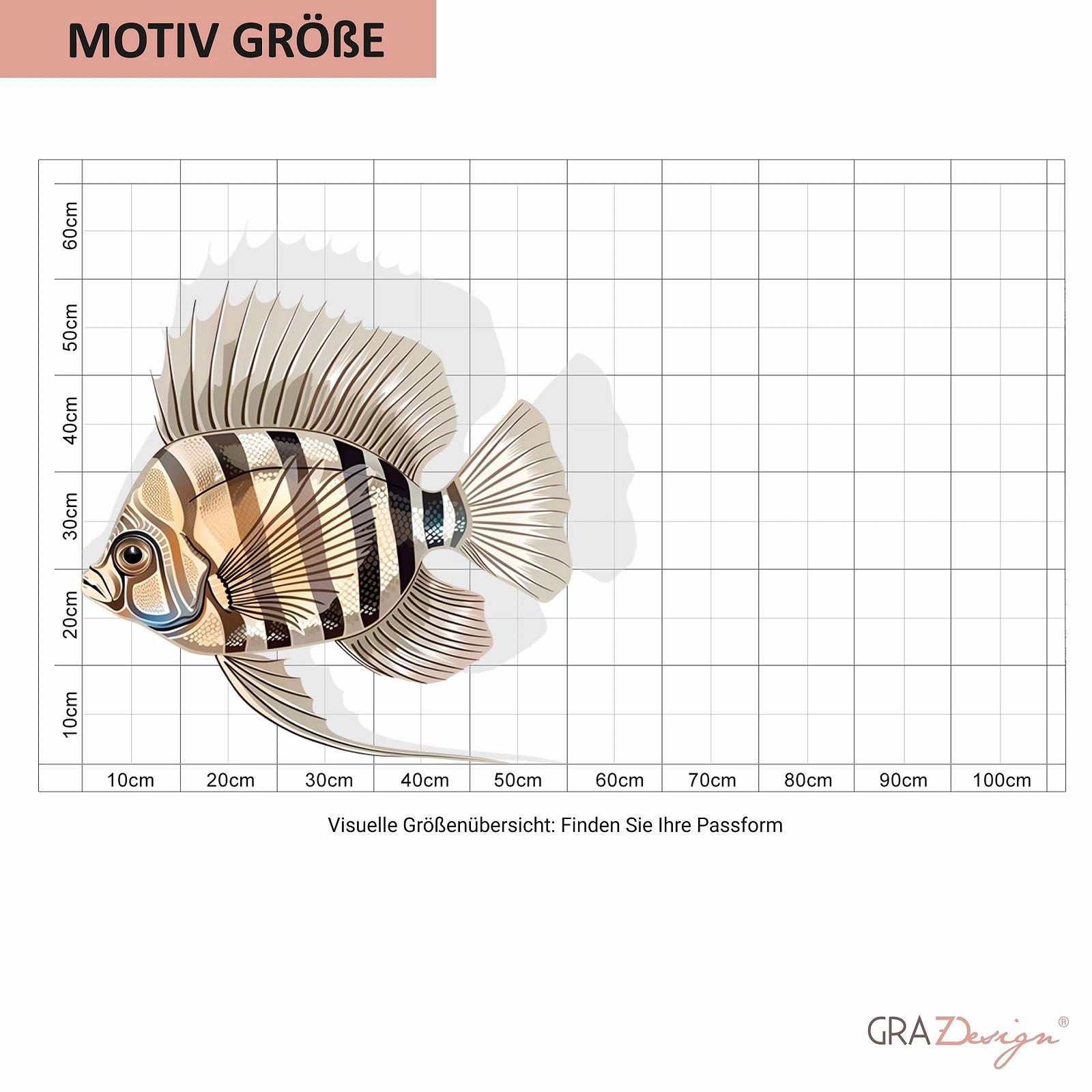 Наклейка для стін GRAZDesign Bathroom Fish Maritime 51 x 50 см, фото №4