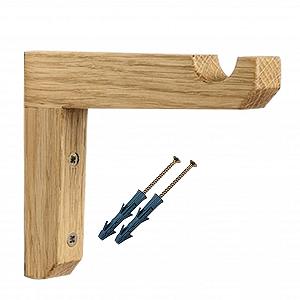 Гачок для рослин настінний L-подібний дерев'яний для приміщень та вулиці - Фото 1