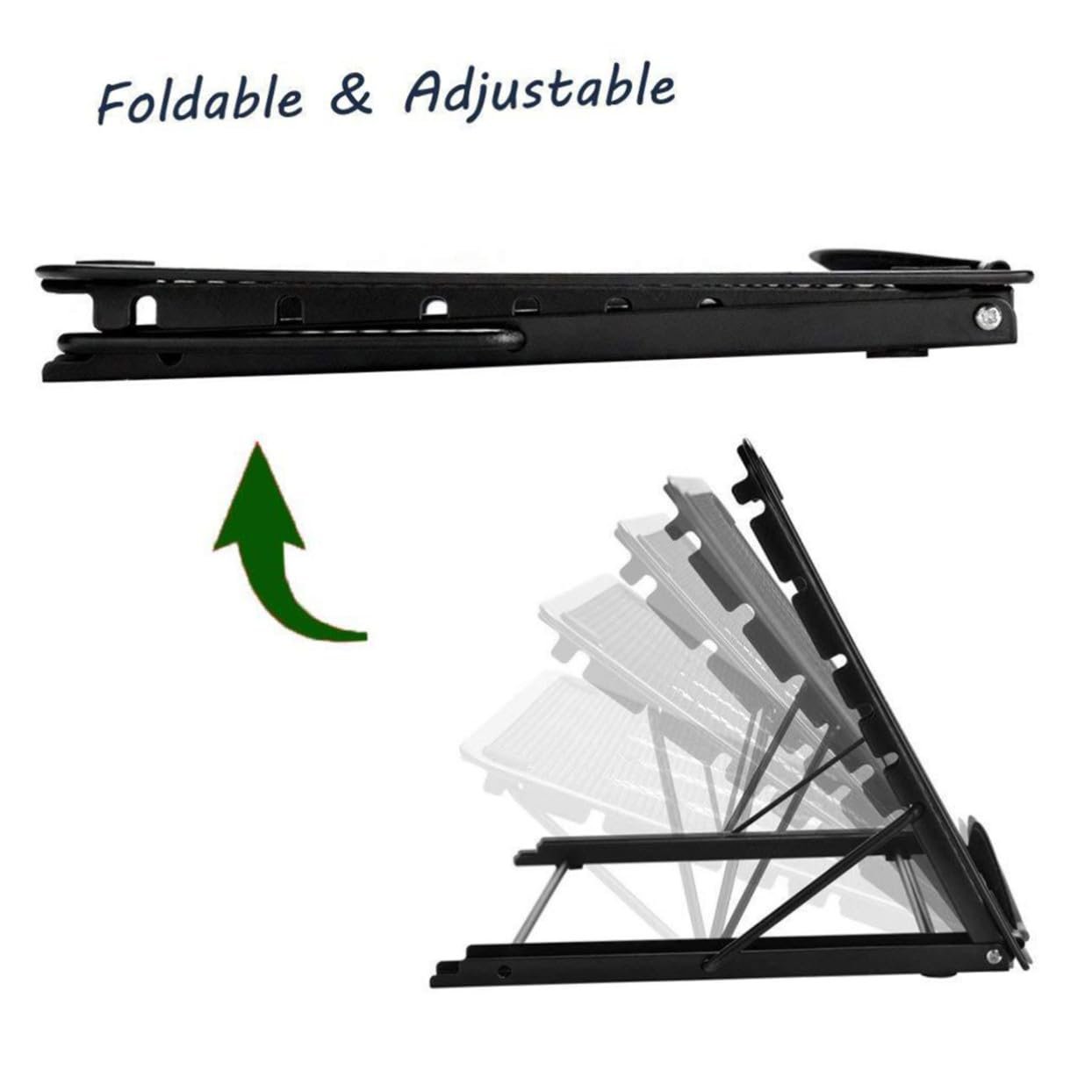 Підставка для ноутбука багатофункціональна складана Gatuida, регульована, для економії місця, фото №5