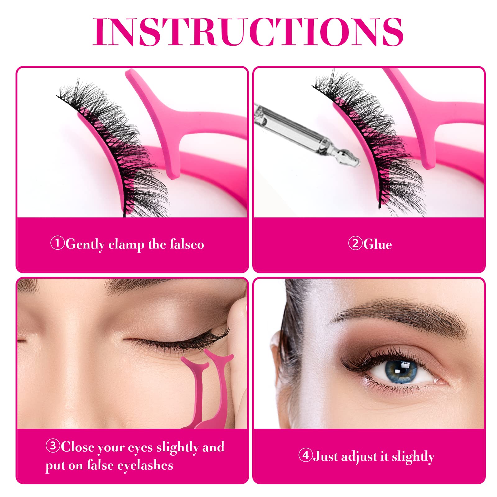 Пінцет Sibba Eyelash Applicator Stainless Steel Curved Tip Fishtail False Eyelash Extension Eyelash Separator Eye Makeup Beauty Tool, фото №4