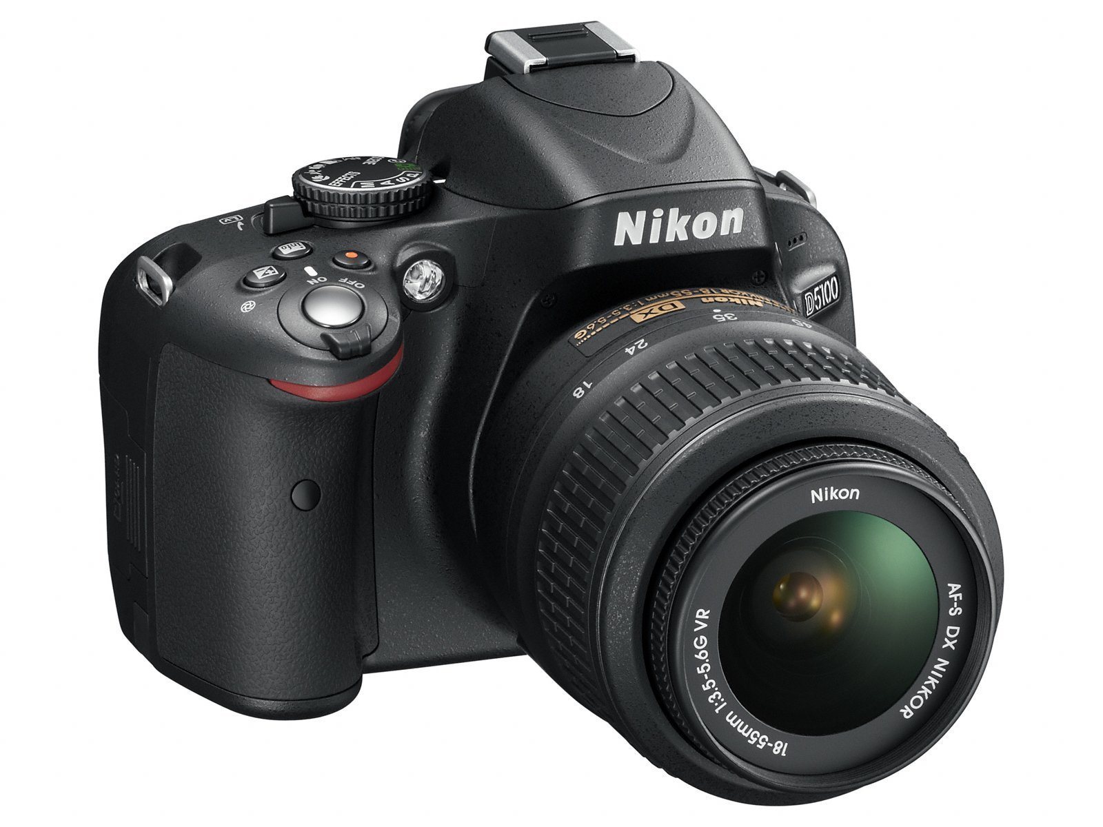 Цифровая зеркальная камера Nikon D5100 с объективом 18-55 мм VR (16,2 Мп) 3-дюймовый ЖК-дисплей, фото №1