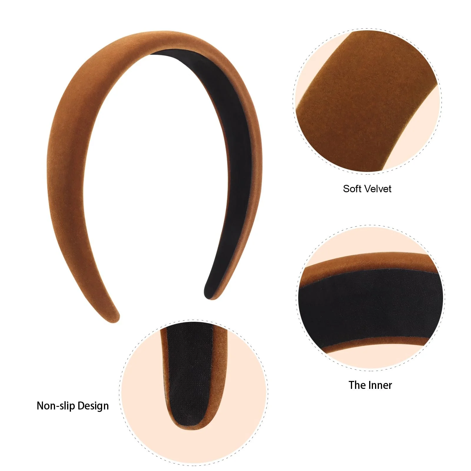 Обруч на голову Вузол DRESHOW 4 шт., фото №5