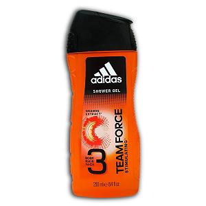 Гель для душа Adidas Team Force для мужчин 3-в-1 6 x 250 мл - Фото 1