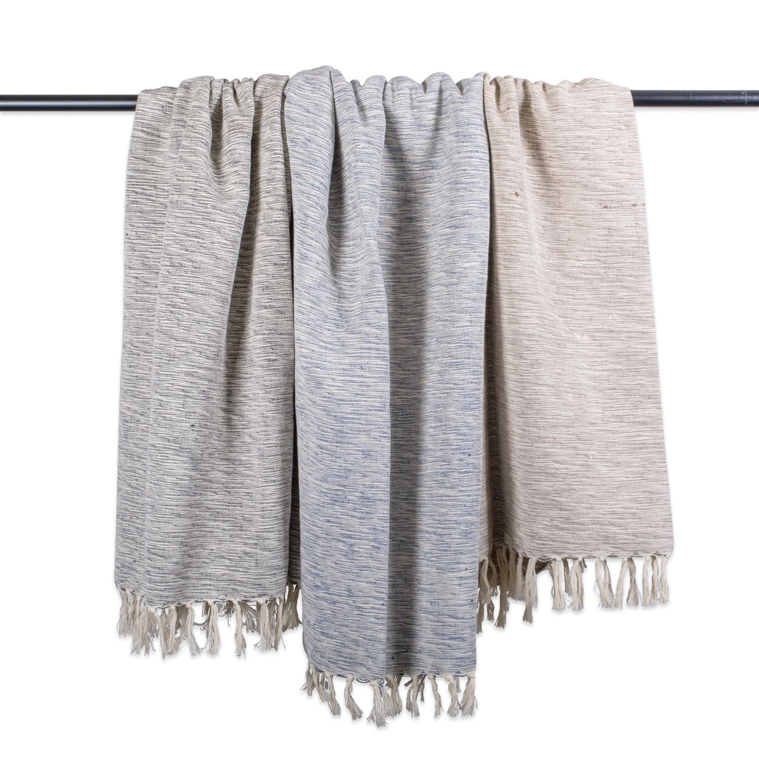 Плед DII 100% бавовна з бахромою, 127 x 152,4 см, строкатий коричневий, фото №5 Плед DII 100% бавовна з бахромою, 127 x 152,4 см, строкатий коричневий, фото №5